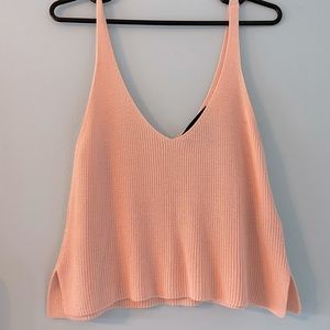 Pink Knit Crop Top Forever 21
